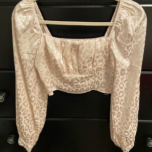 Cheetah Print Crop Top